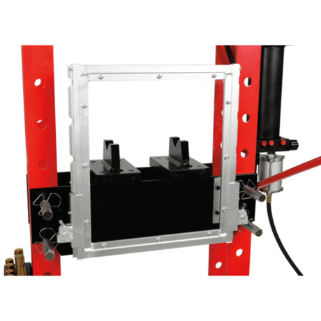 AFF 30-Ton Super-Duty Shop Press with Dual Air Motor & Glycerin Gauge