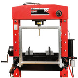 AFF 50-Ton Super-Duty Shop Press with Dual Air Motor & Cable Winch