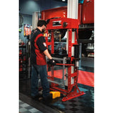 AFF 50-Ton Super-Duty Shop Press with Dual Air Motor & Cable Winch