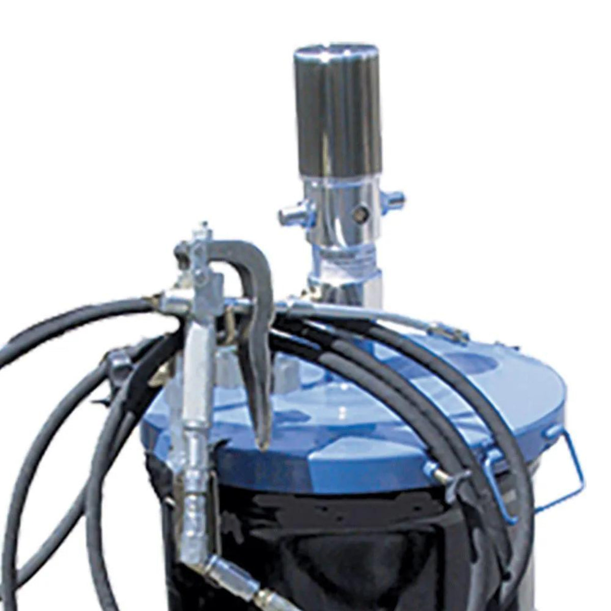 AFF 120-lb Air Operated Portable Grease Unit, 50:1 Pump with Band Dolly