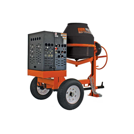 Brave Pro Gas Concrete Mixer 9 Cu Ft Poly Drum, Honda GX270