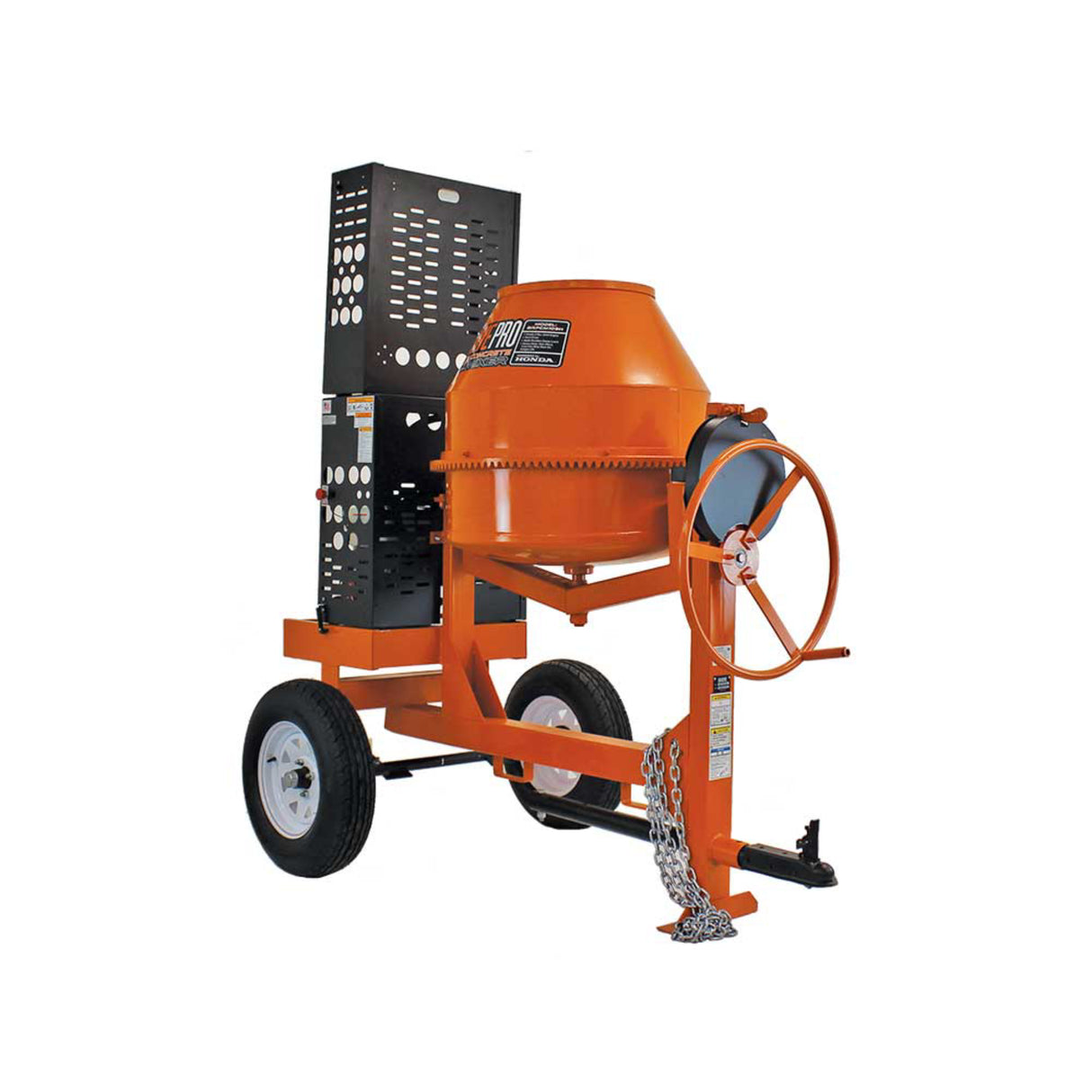 Brave Pro 9 Cu Ft Concrete Mixer Honda GX270 Gas Steel Drum