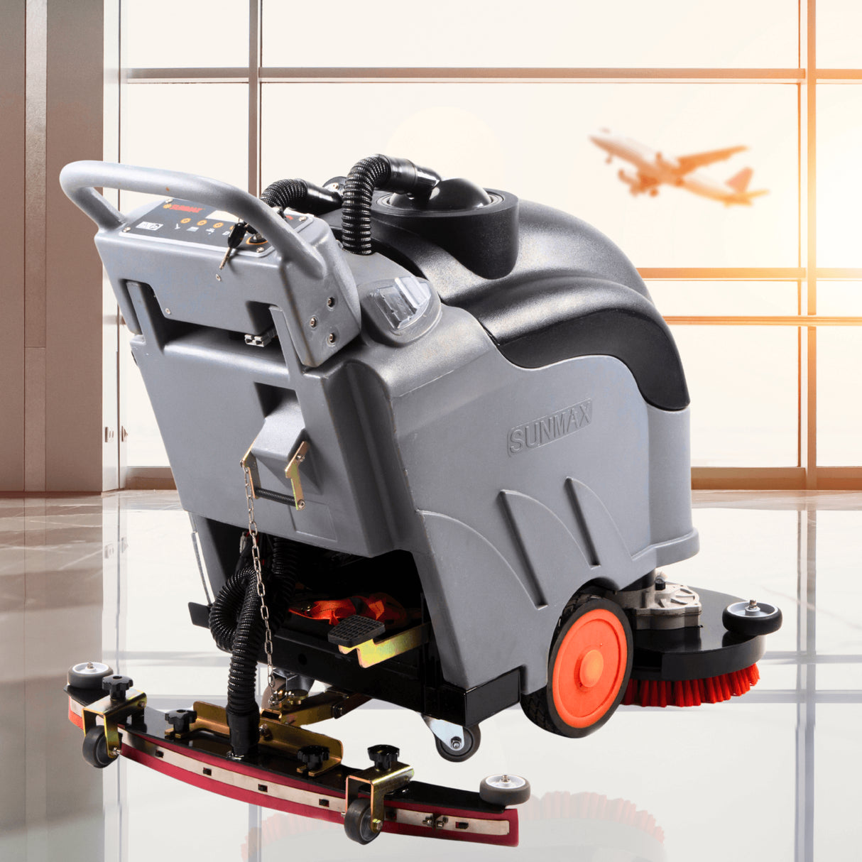 Sunmax RT50DW 28" Self-Propelled Dual-Brush Floor Scrubber