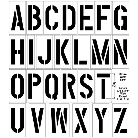 Newstripe Parking Lot Pro Stencil Kit