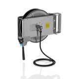 Kranzle Automatic Hose Reel with 30m Hose & Mounting Bracket - Spring-Loaded Stainless Steel Hose Management System
