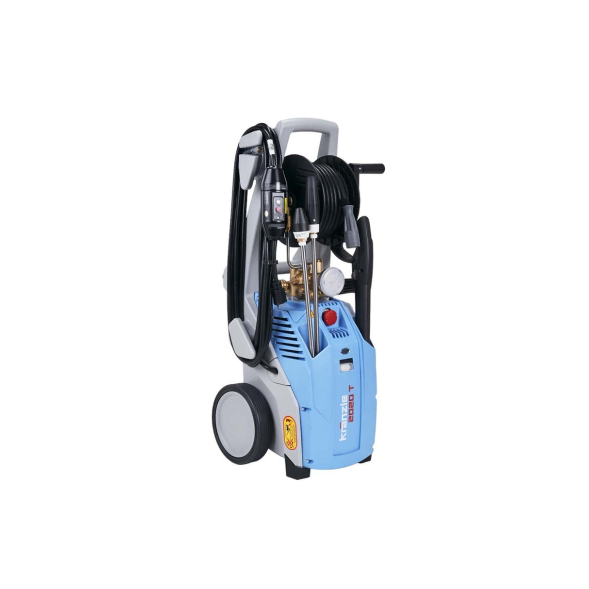 Kranzle K2020T Industrial Cold-Water Electric Pressure Washer - 2000 PSI, 2.0 GPM with Hose Reel, APG Pump & GFI