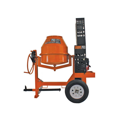 Brave Pro 9 Cu Ft Concrete Mixer Honda GX270 Gas Steel Drum