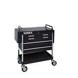 SUNEX Heavy Duty 5-Drawer Service Cart, 500 lb Capacity