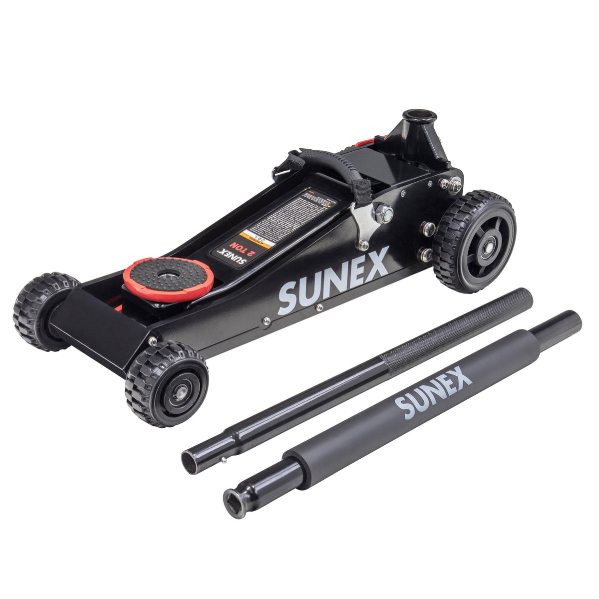 SUNEX 6602RJ 2-Ton Big Wheel Jack