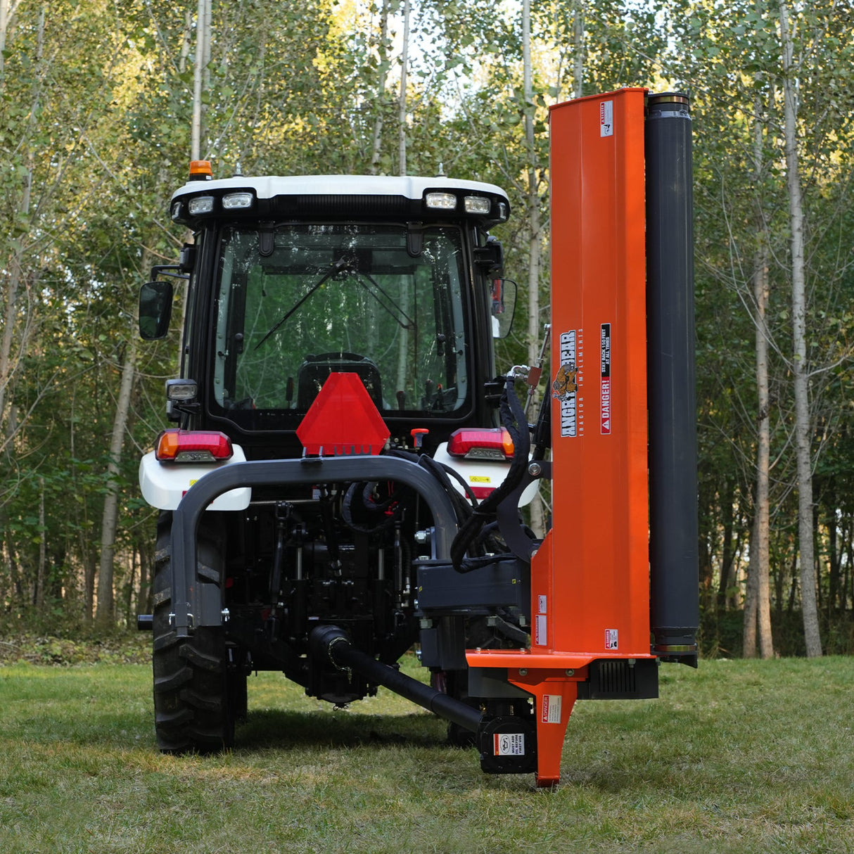 MechMaxx 72" Heavy Duty Offset Ditch Bank Flail Mower, CMR Gearbox, PTO, AGF72
