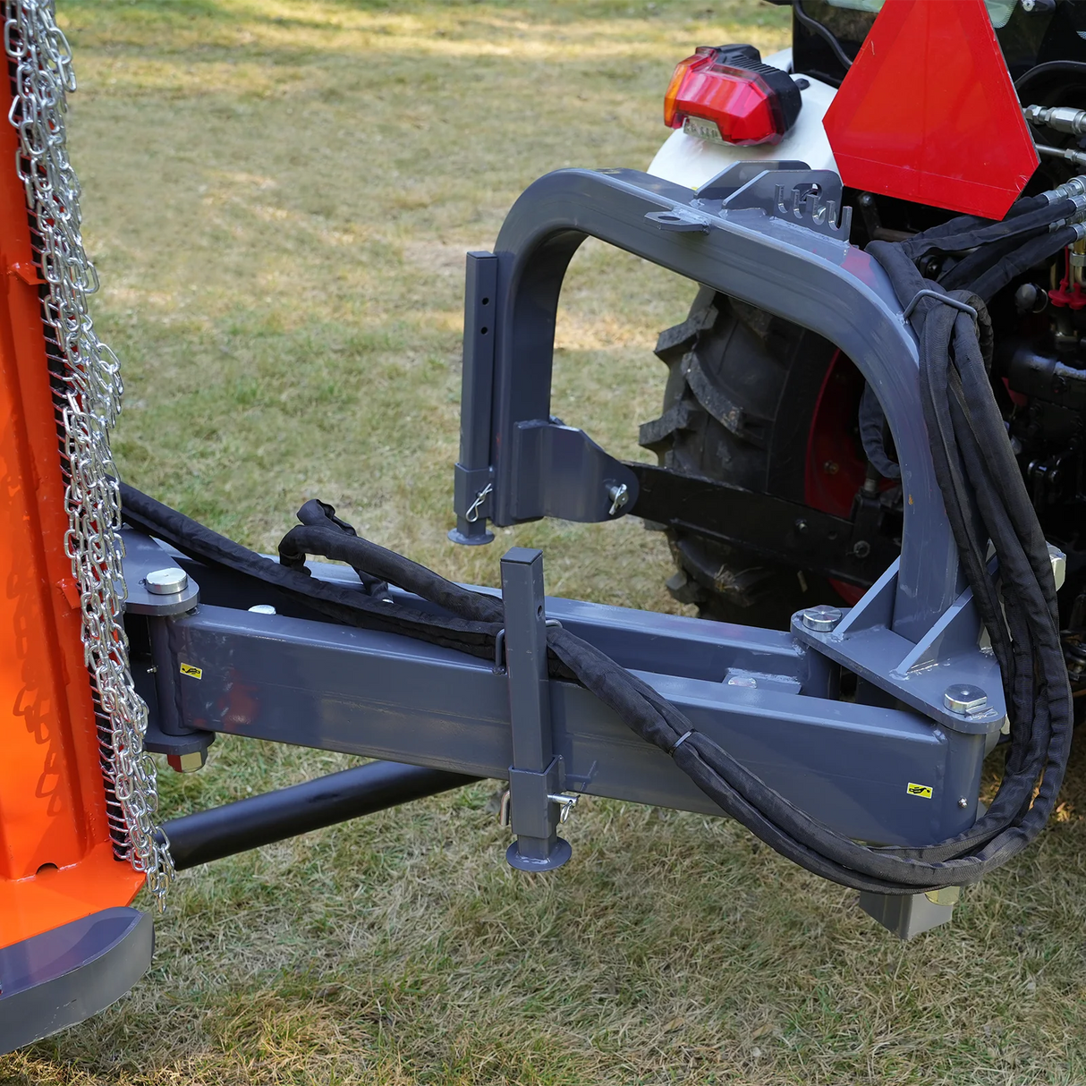 MechMaxx 72" Heavy Duty Offset Ditch Bank Flail Mower, CMR Gearbox, PTO, AGF72