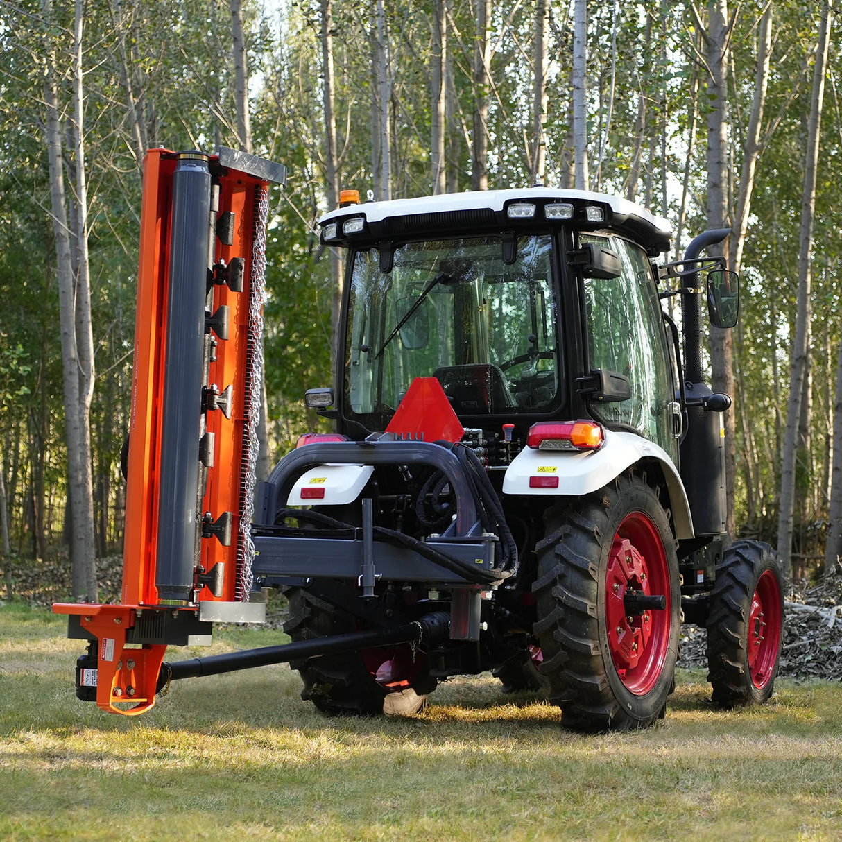 MechMaxx 72" Heavy Duty Offset Ditch Bank Flail Mower, CMR Gearbox, PTO, AGF72
