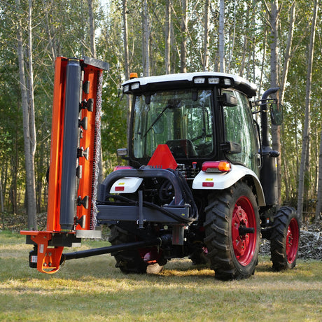 MechMaxx 72" Heavy Duty Offset Ditch Bank Flail Mower, CMR Gearbox, PTO, AGF72