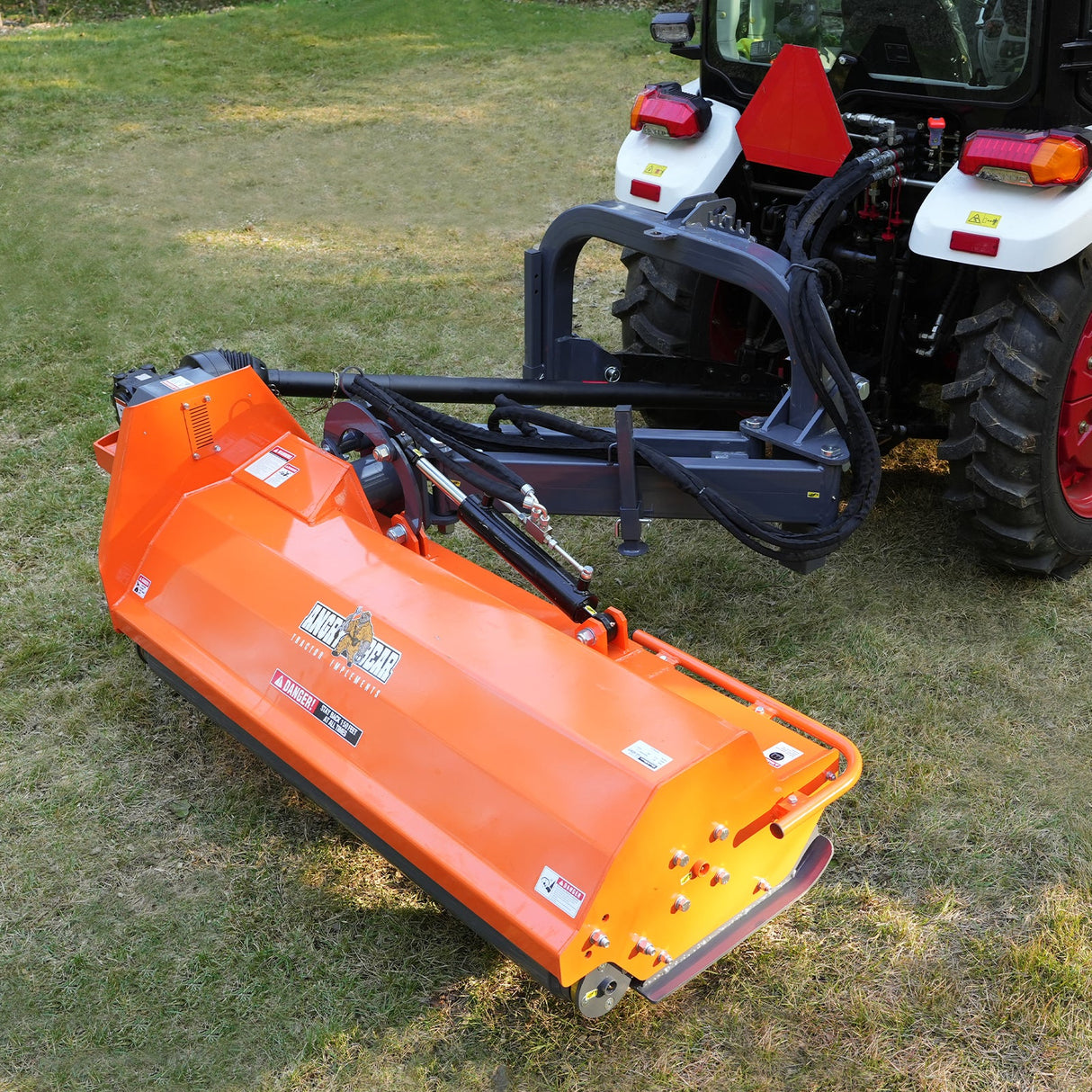 MechMaxx 72" Heavy Duty Offset Ditch Bank Flail Mower, CMR Gearbox, PTO, AGF72