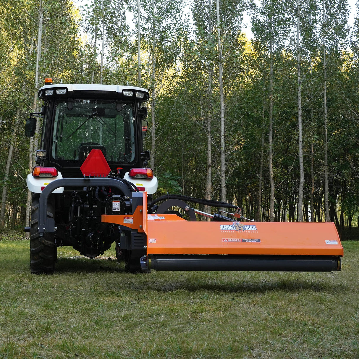 MechMaxx 72" Heavy Duty Offset Ditch Bank Flail Mower, CMR Gearbox, PTO, AGF72