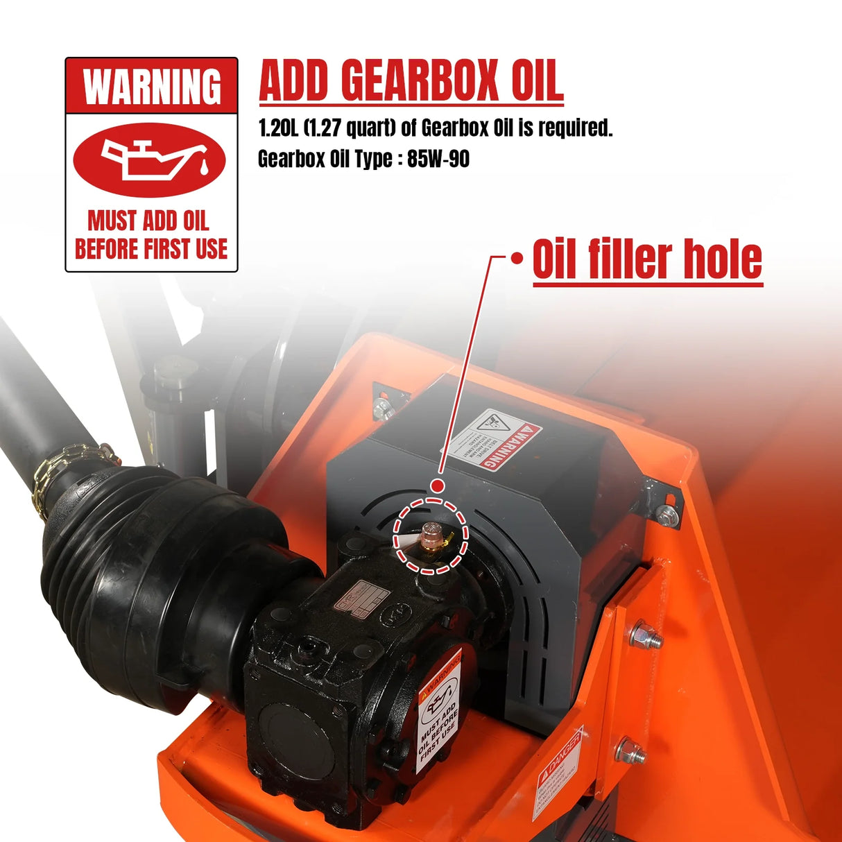 MechMaxx 86" Heavy Duty Offset Ditch Bank Flail Mower, CMR Gearbox, PTO, VBM86