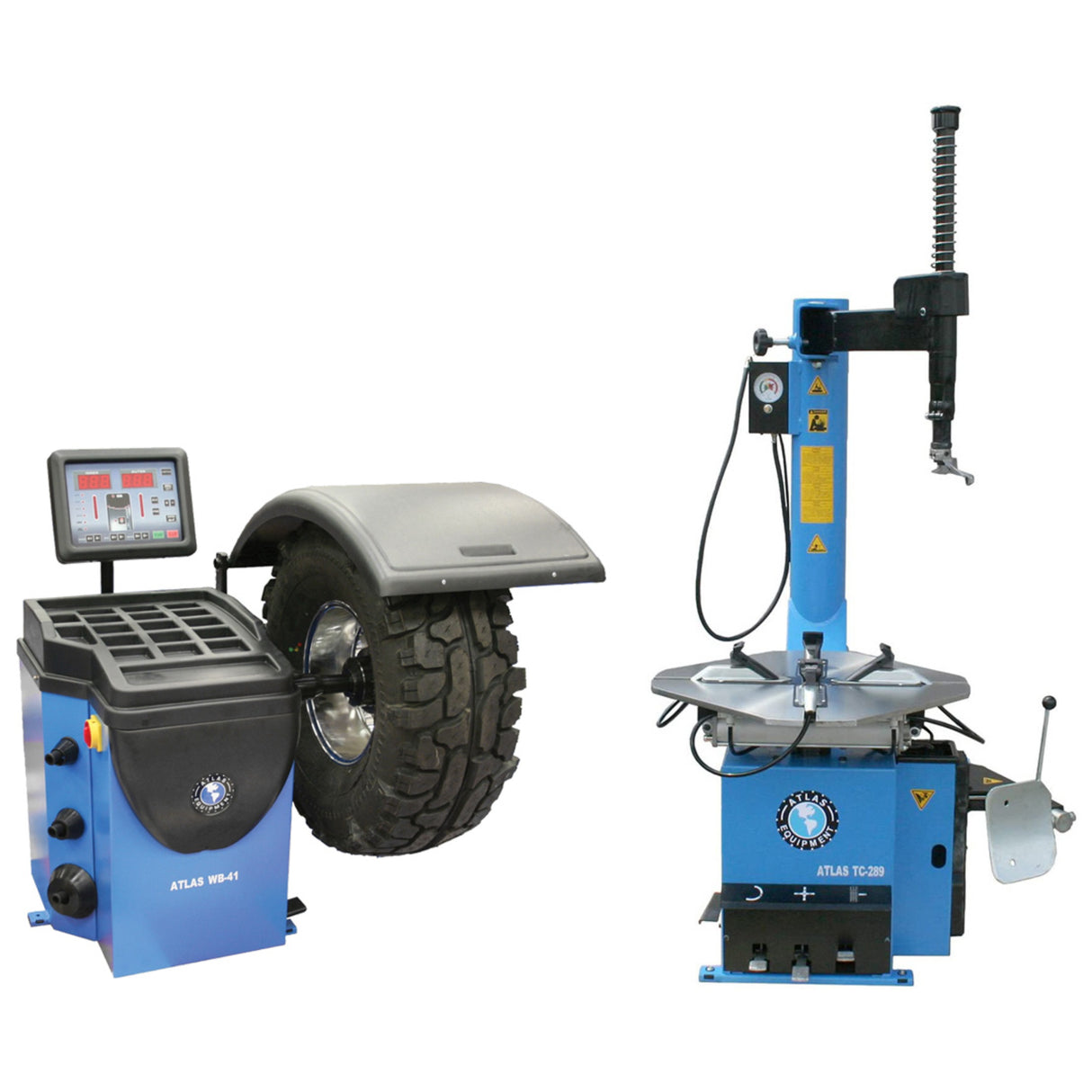 Atlas TC289 Tire Changer + WB41 Wheel Balancer Combo Package