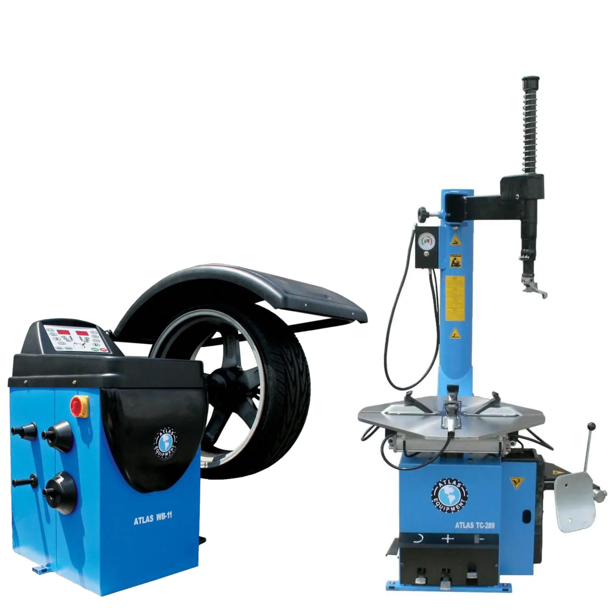 Atlas TC289 Tire Changer + WB11 Wheel Balancer Combo Package