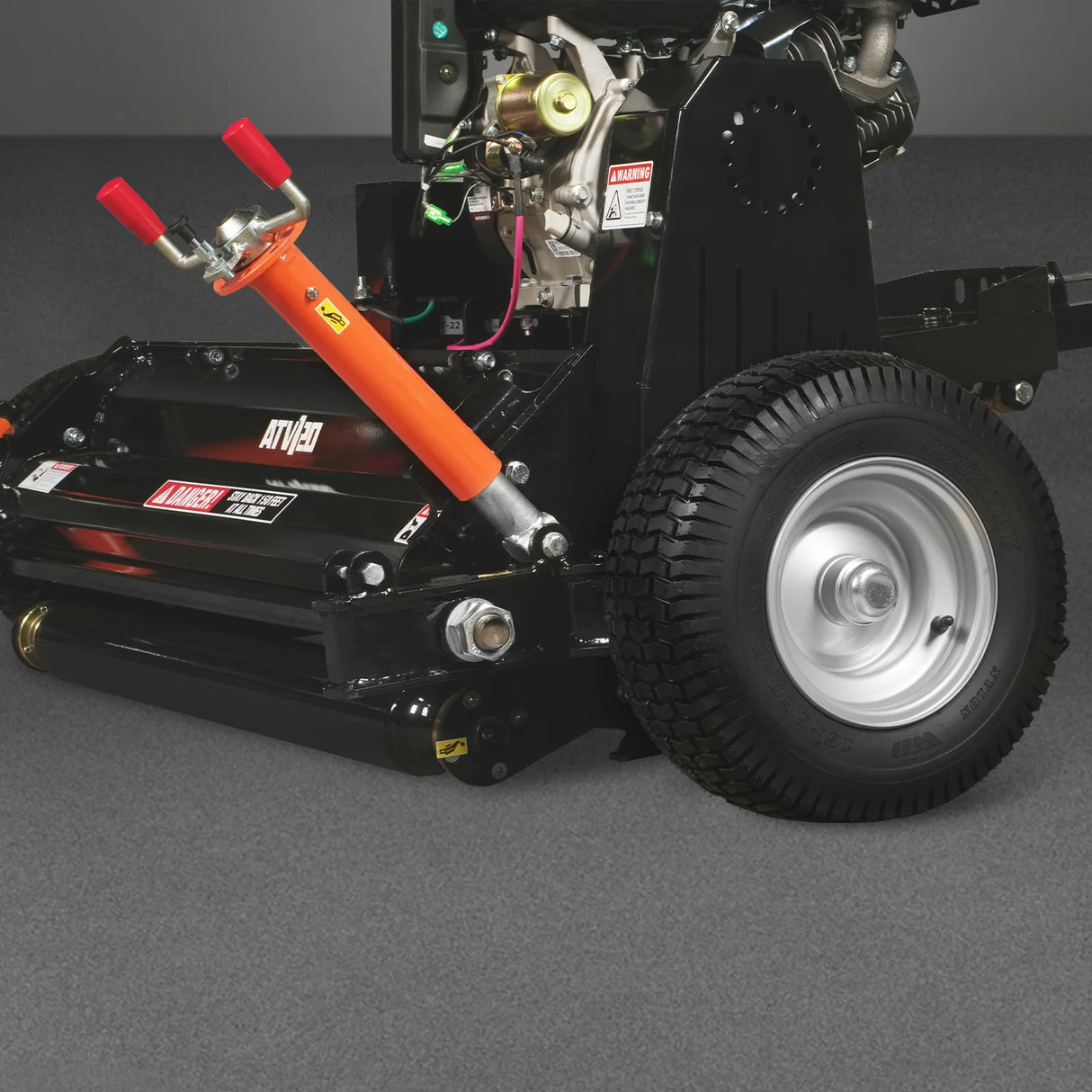 MechMaxx 48" Tow-Behind ATV Offset Flail Mower, 15HP 459cc Gas, ATV120