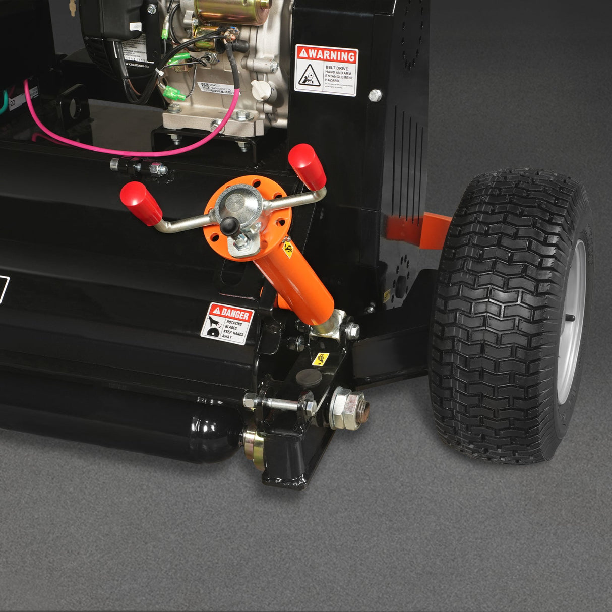 MechMaxx 48" Tow-Behind ATV Offset Flail Mower, 15HP 459cc Gas, ATV120