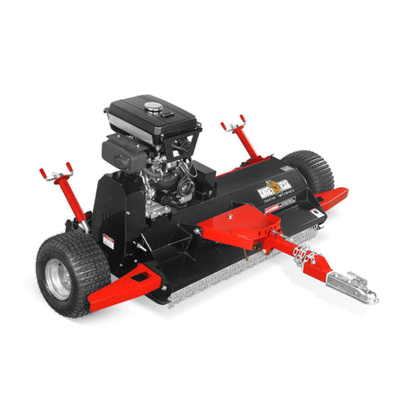 MechMaxx 55" Tow-Behind ATV Offset Flail Mower, 23HP 679cc Gas, E-Start
