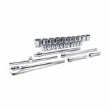 GearWrench 80880 27-Pc 3/4" Drive 12-Point SAE Socket Set — 7/8" to 2-3/8", Metal Case