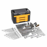 GearWrench 80972 243-Pc 12-Point Mechanics Tool Set — SAE & Metric, 3-Drawer Storage Box