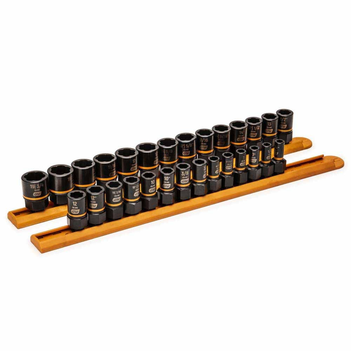 GearWrench 84784 28-Pc Bolt Biter Impact Extraction Socket Set — 1/4" & 3/8" Drive