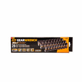 GearWrench 84784 28-Pc Bolt Biter Impact Extraction Socket Set — 1/4" & 3/8" Drive