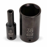 GearWrench 84935N 29-Pc 1/2" Drive 6-Point Deep Metric Impact Socket Set