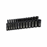 GearWrench 84949N 27-Pc 1/2" Drive 6-Point Deep Impact Socket Set — SAE & Metric