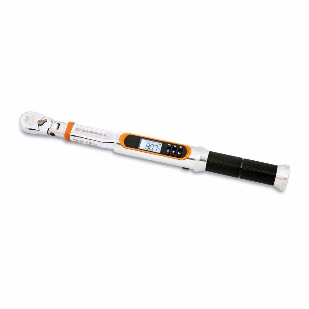 GearWrench 85195 3/8" Drive 120XP Flex Head Electronic Torque Wrench — 10-100 ft/lb, Angle