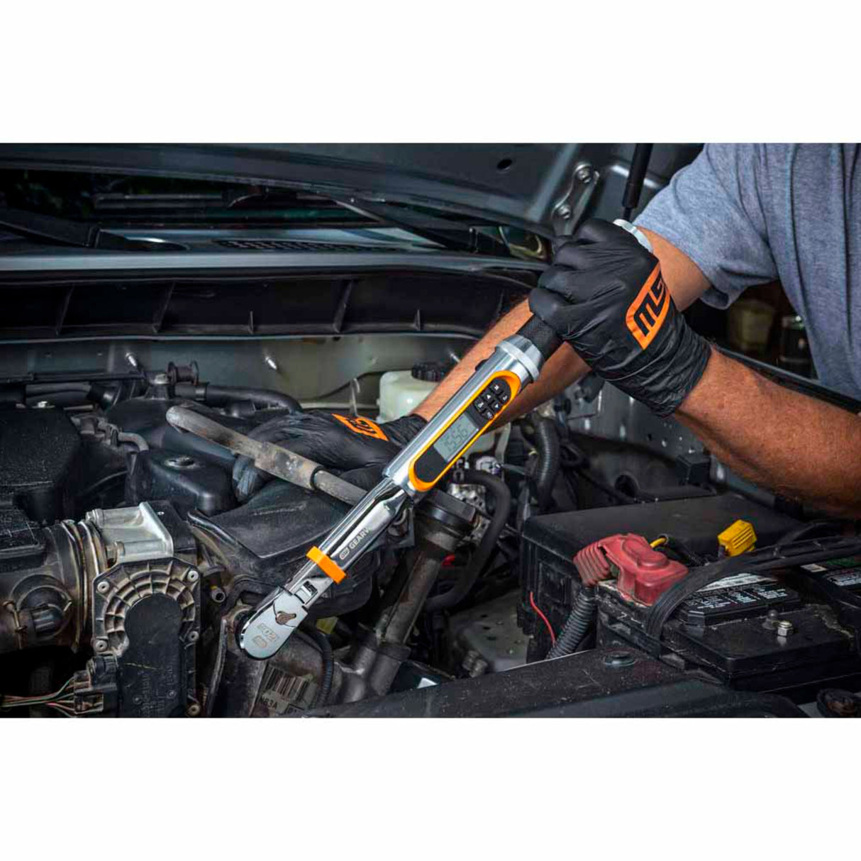 GearWrench 85195 3/8" Drive 120XP Flex Head Electronic Torque Wrench — 10-100 ft/lb, Angle
