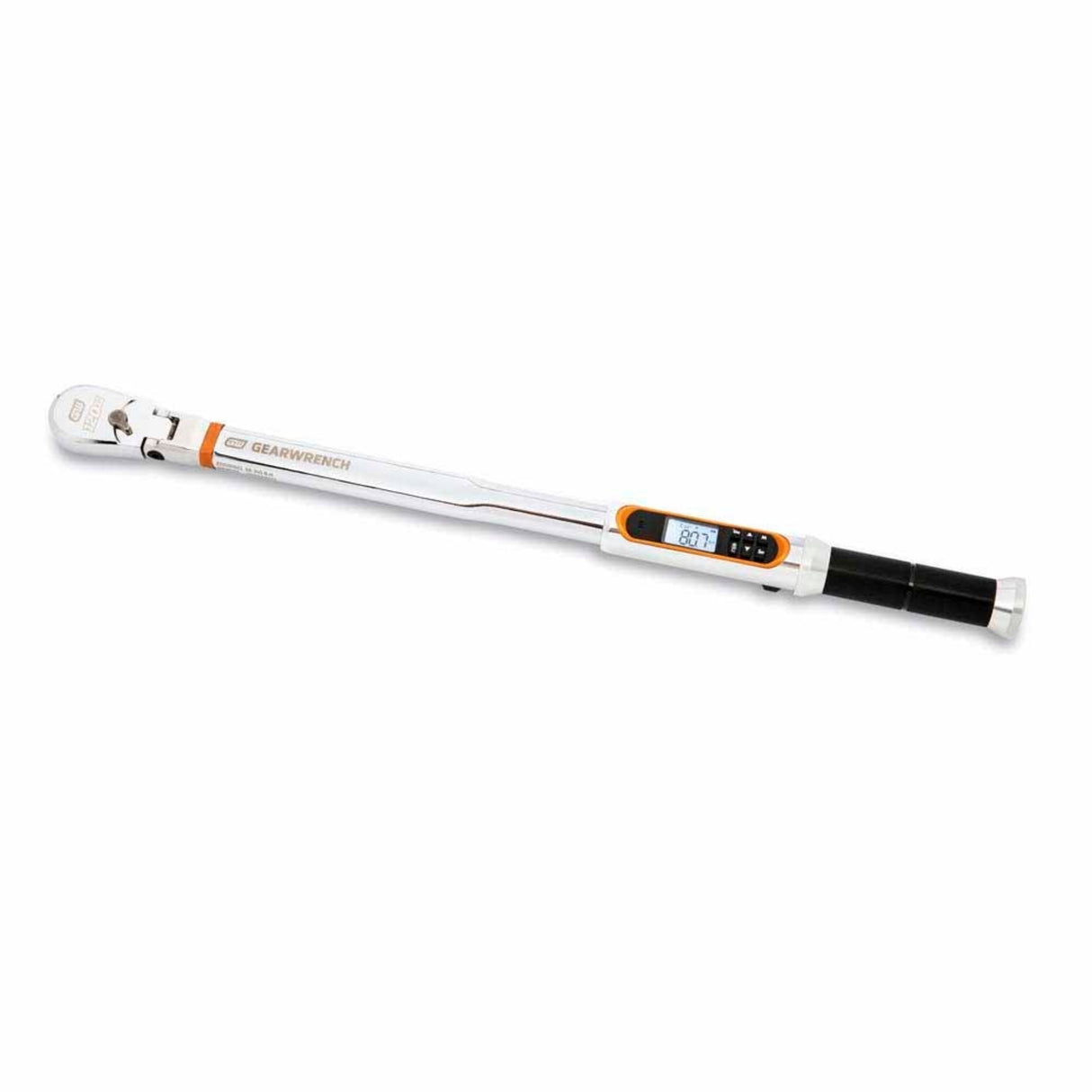 GearWrench 85196 1/2" Drive 120XP Flex Head Electronic Torque Wrench — 25-250 ft/lb, Angle