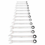 GearWrench 9312 13-Pc 72-Tooth 12-Point Ratcheting Combination Wrench Set — SAE