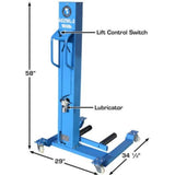 Atlas ATEATTC-AEZWL-2 180 LB. Capacity Offset Pneumatic Portable Wheel Lift