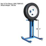 Atlas ATEATTC-AEZWL-2 180 LB. Capacity Offset Pneumatic Portable Wheel Lift