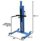 Atlas AEZWL 180 LB. Capacity Pneumatic Portable Wheel Lift