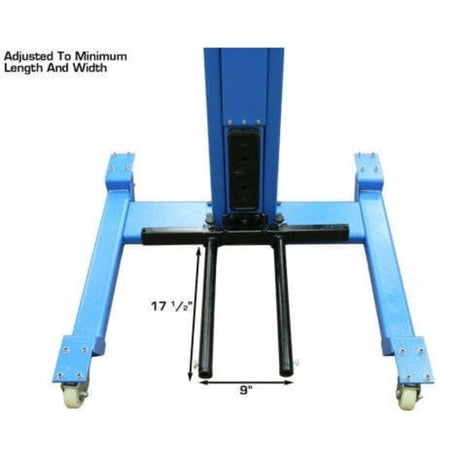 Atlas AEZWL 180 LB. Capacity Pneumatic Portable Wheel Lift