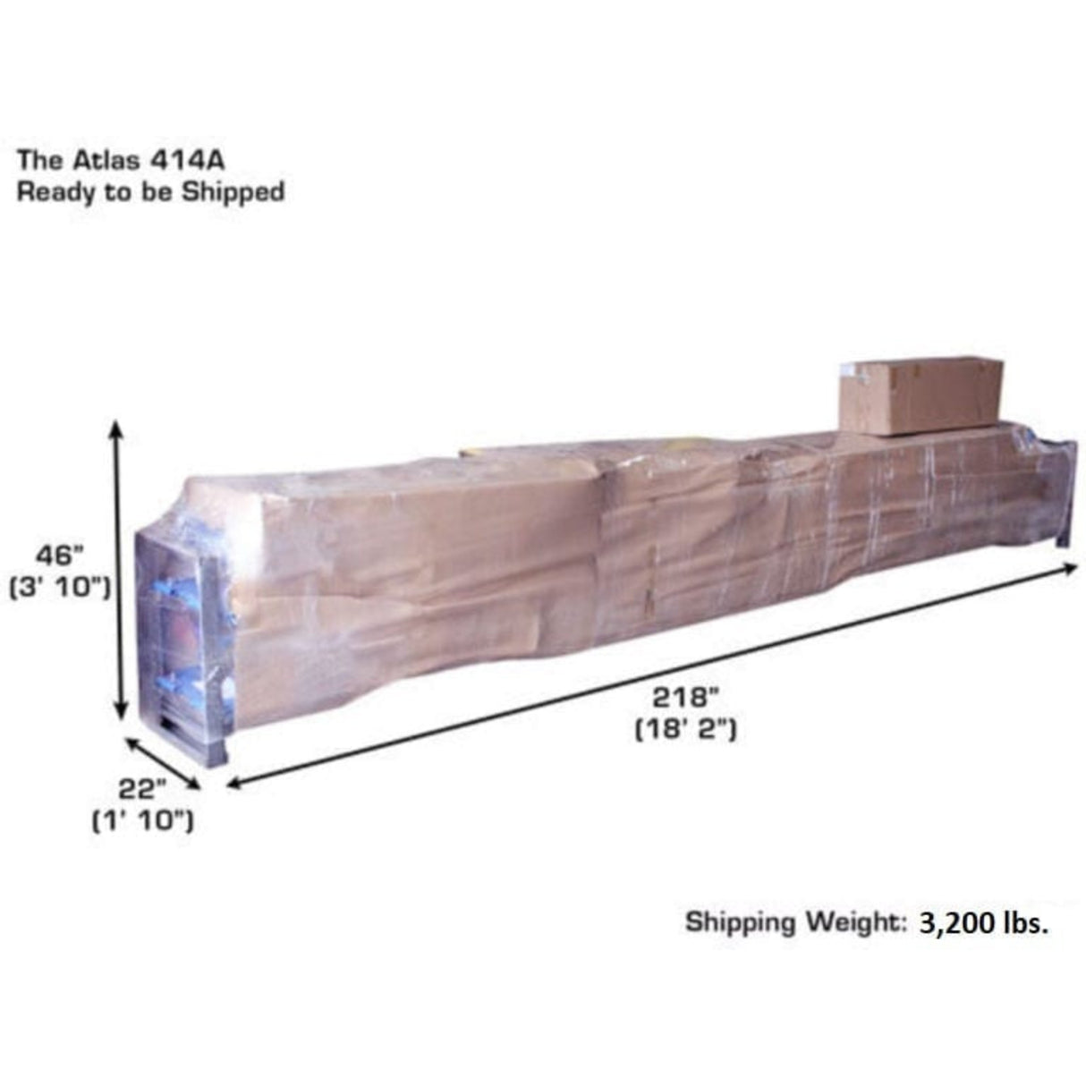 Atlas 414A 14,000 lb 4-Post Alignment Lift