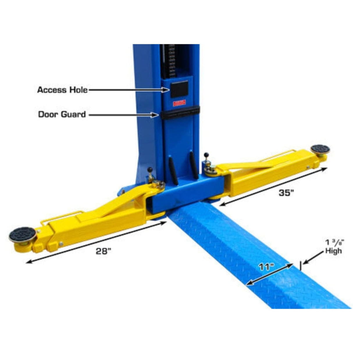 Atlas BP10000X 10,000 lb Baseplate 2-Post Lift