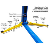 Atlas BP10000X 10,000 lb Baseplate 2-Post Lift