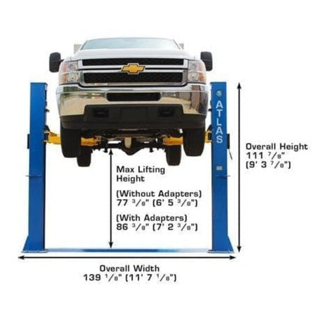 Atlas BP10000X 10,000 lb Baseplate 2-Post Lift
