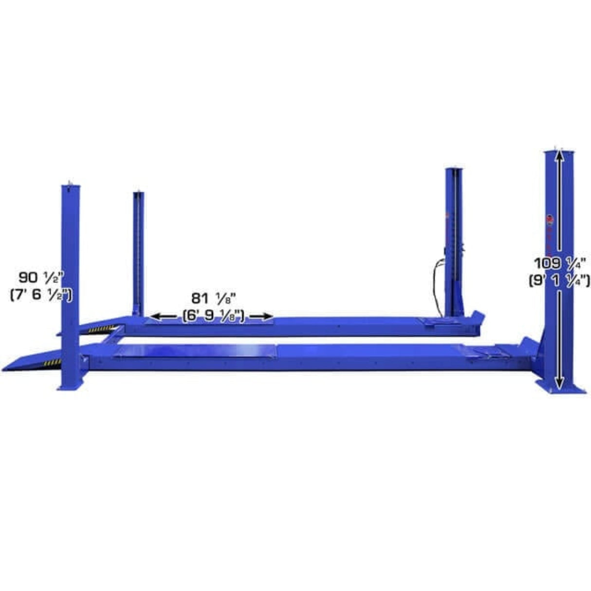 Atlas Platinum PVL14OF-EXT ALI Certified Open Front Alignment 4-Post Lift