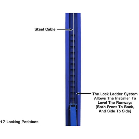 Atlas Platinum PVL14OF-EXT ALI Certified Open Front Alignment 4-Post Lift