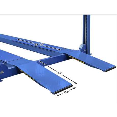 Atlas Platinum PVL14OF-EXT ALI Certified Open Front Alignment 4-Post Lift