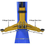 Atlas Platinum PVL9BP ALI Certified 9,000 lb Baseplate 2-Post Lift