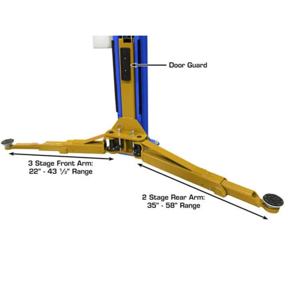 Atlas Platinum PVL10 ALI Certified 10,000 lb Overhead 2-Post Lift