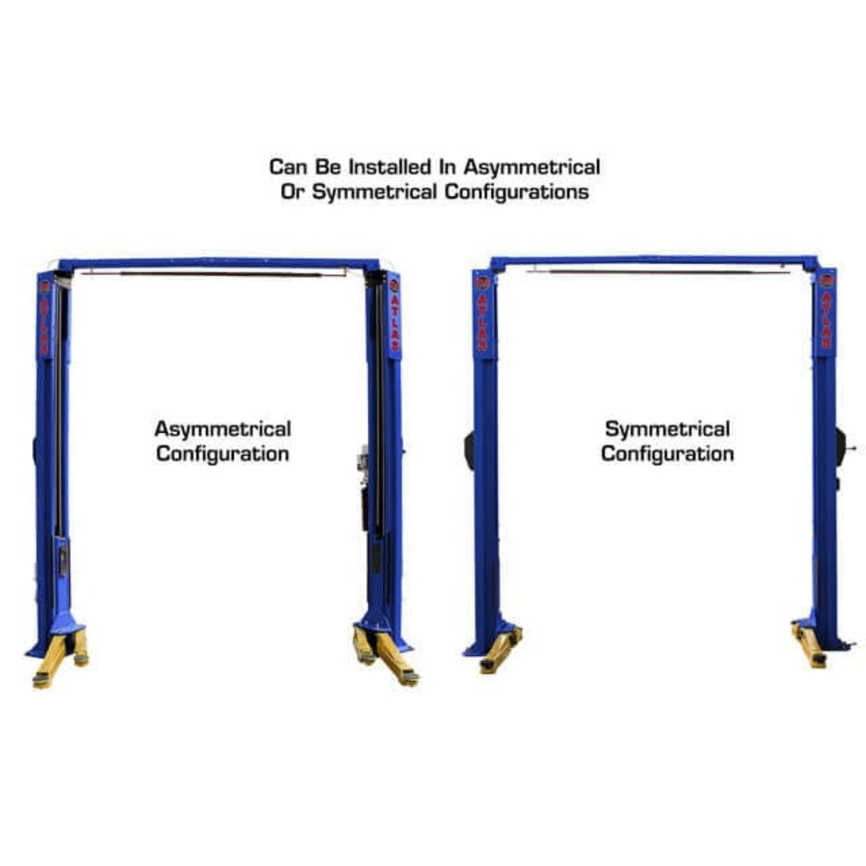 Atlas Platinum PVL10 ALI Certified 10,000 lb Overhead 2-Post Lift