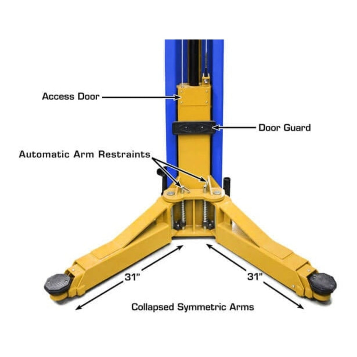 Atlas Platinum PVL12 ALI Certified 12,000 lb Overhead 2-Post Lift
